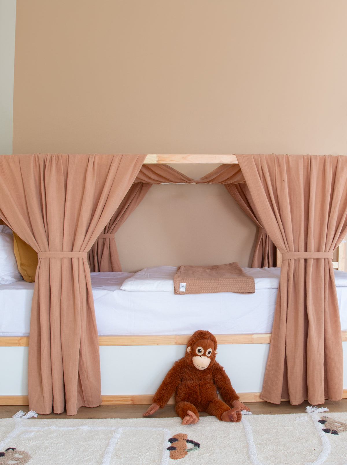Ikea Kura Bed Müslin - Champagne