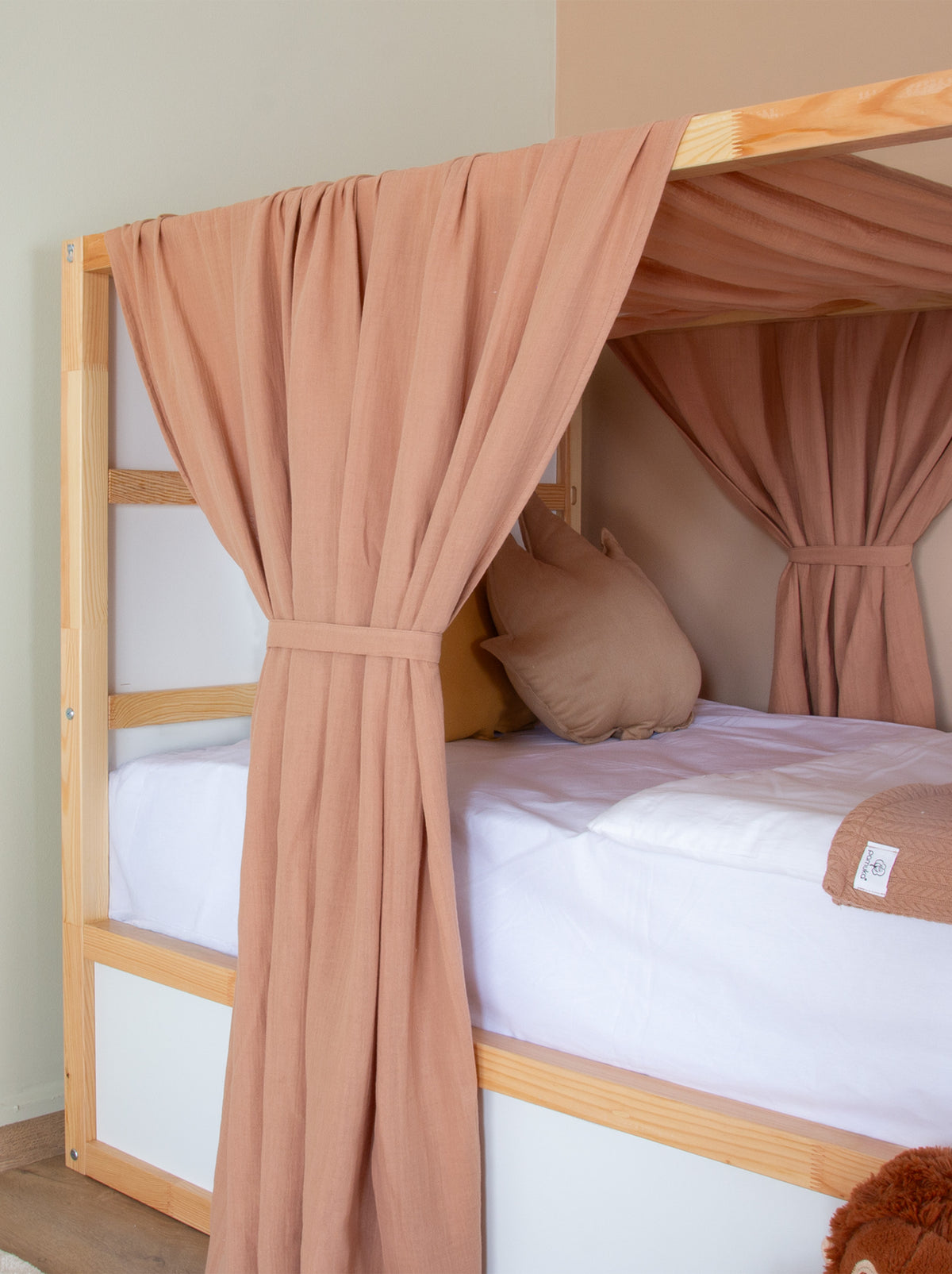 Ikea Kura Bed Müslin - Champagne