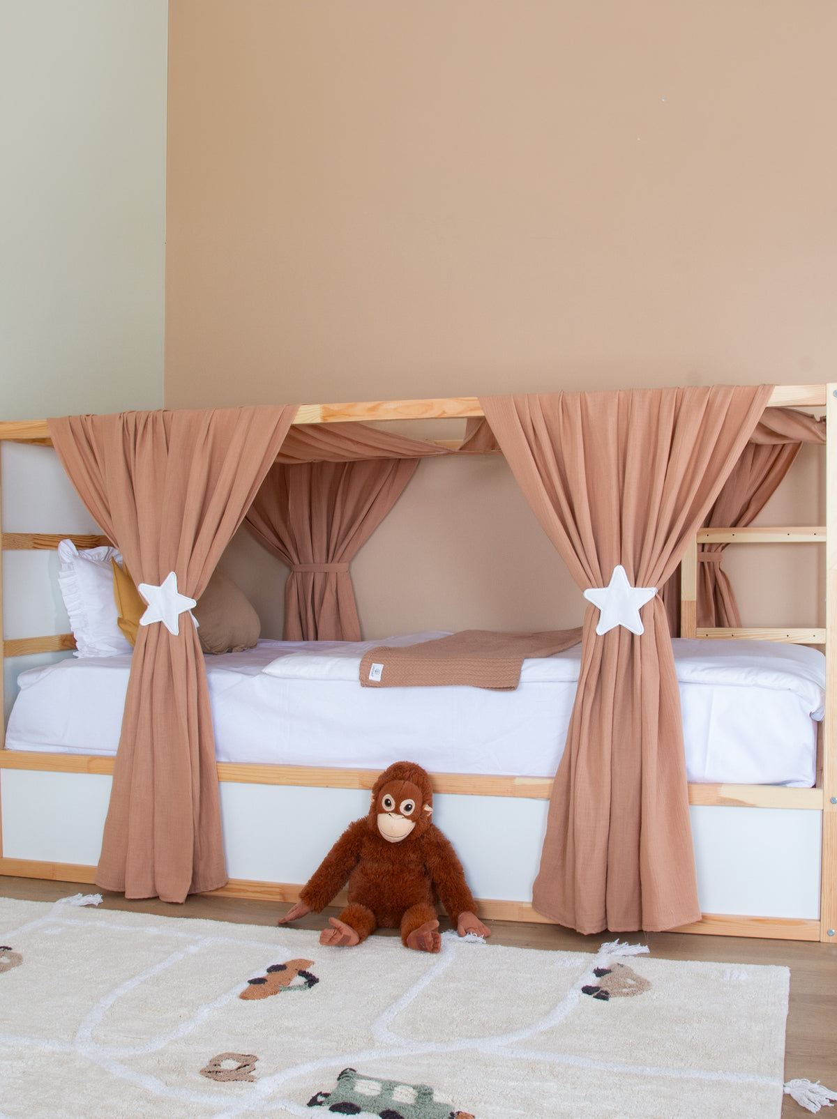 Ikea Kura Bed Müslin - Champagne