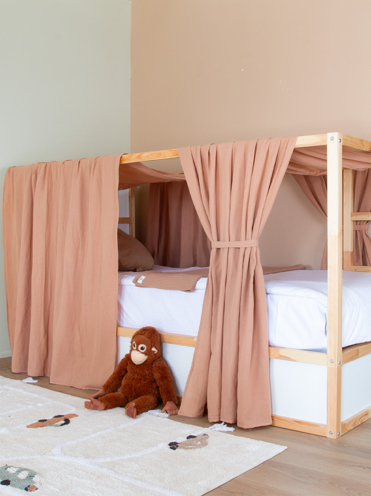 Ikea Kura Bed Müslin - Champagne