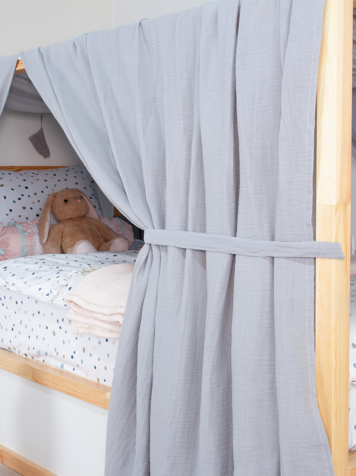 Ikea Kura Bed Müslin - Grey