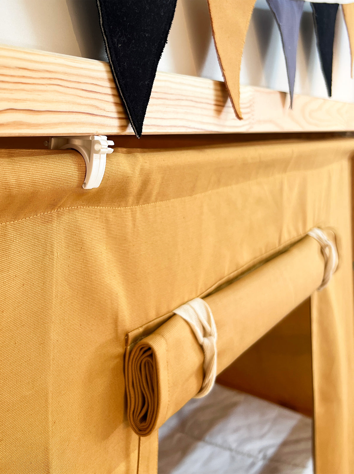 Ikea Kura Bed Curtains - Mustard