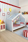 Montessori Bed Canopy Basic-Blue