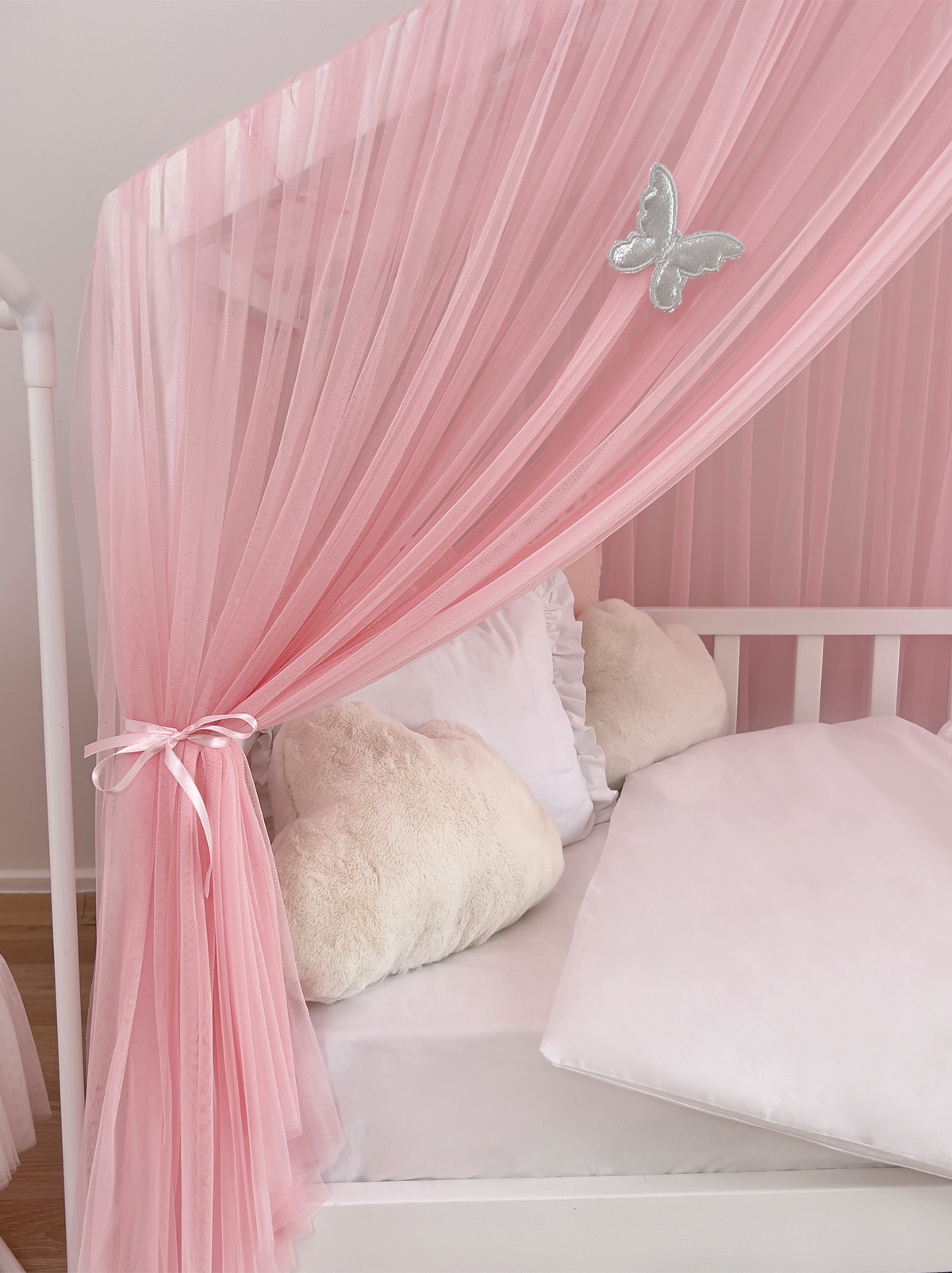 Montessori Bed Canopy Deluxe-Pink