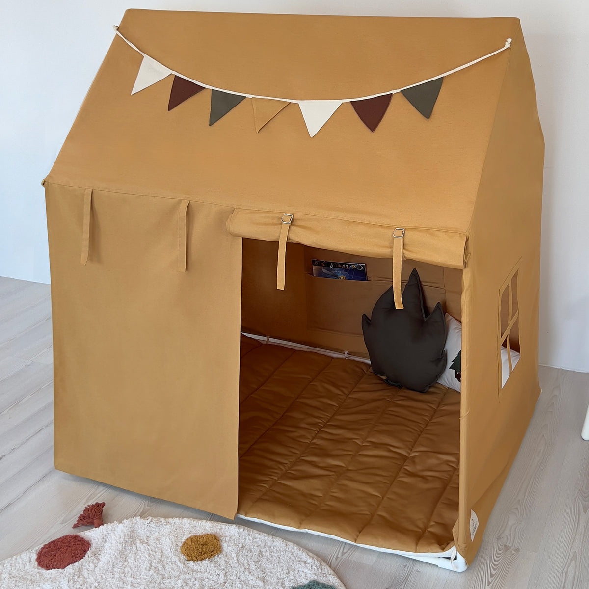 Playhouse Cabinhouse-Mustard