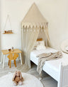 Half Moon Canopy-Natural Beige