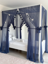 Poster Bed Deluxe-Glaucous Blue