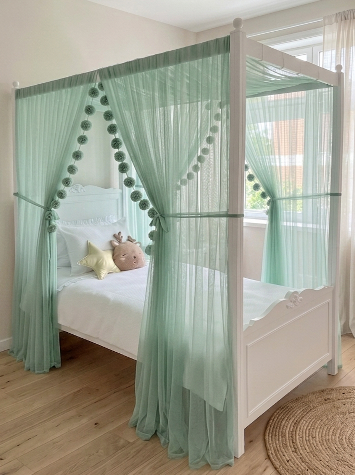 Poster Bed Basic-Sage Green