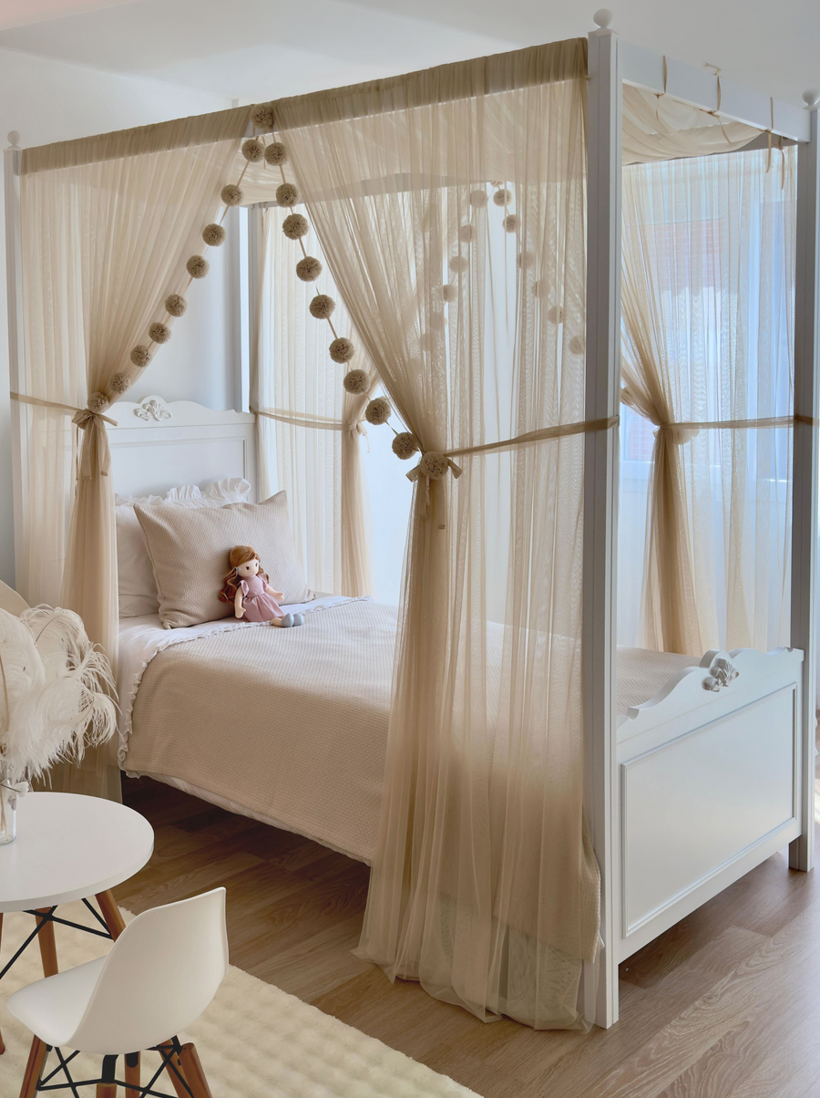 Poster Bed Basic-Beige