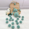 Mini Pompoms-Sage Green