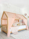 Montessori Bed Canopy Basic-Salmon