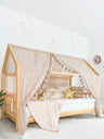 Montessori Bed Canopy Basic-Pinkish Stone