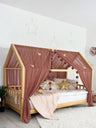 Montessori Bed Canopy Basic-Pinkish Brown