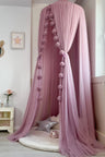 Tulle Canopy-Dusty Lilac