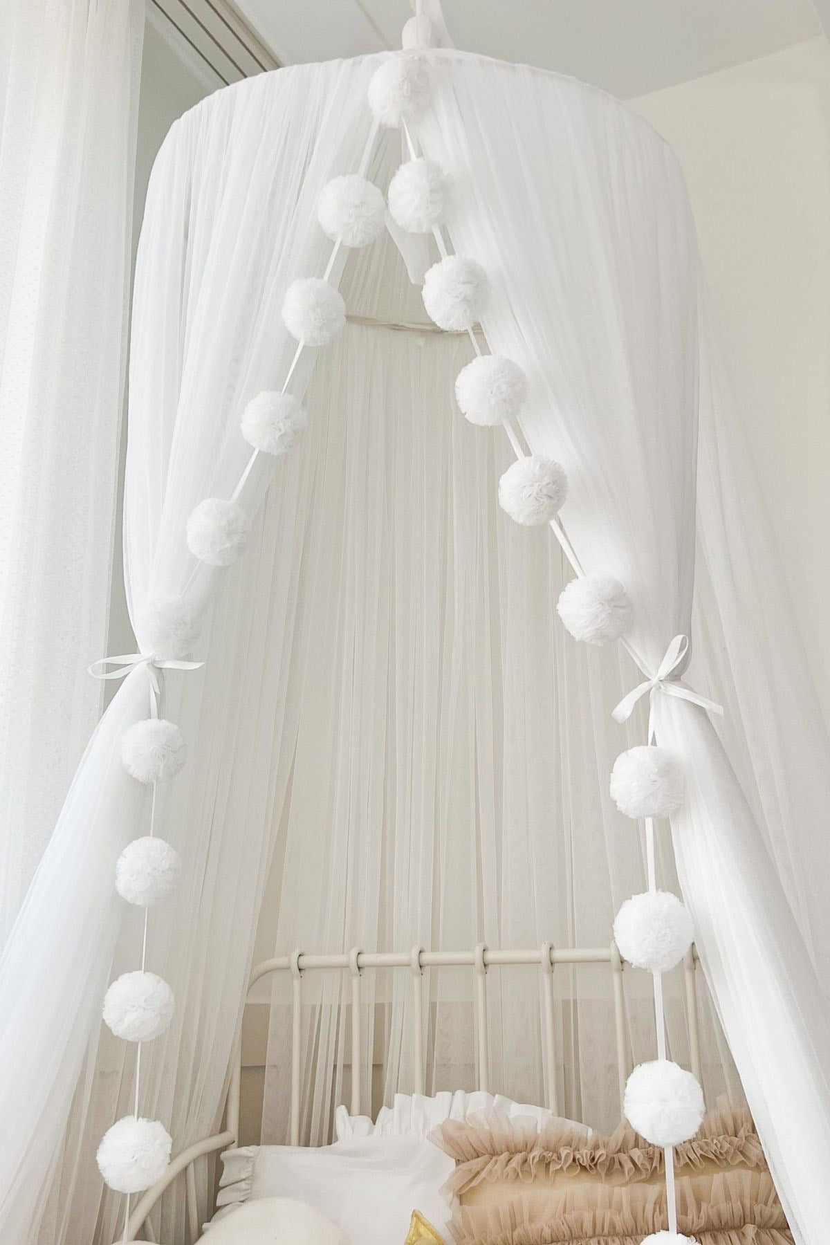 Tulle Canopy-White