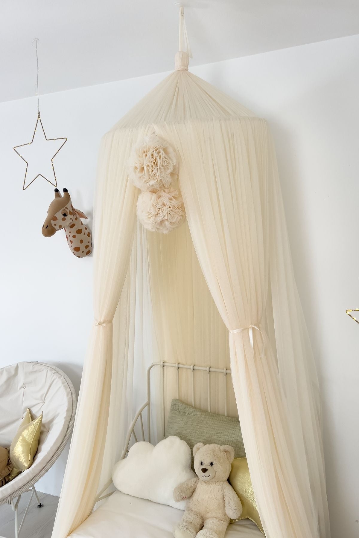 Tulle Canopy-Cream