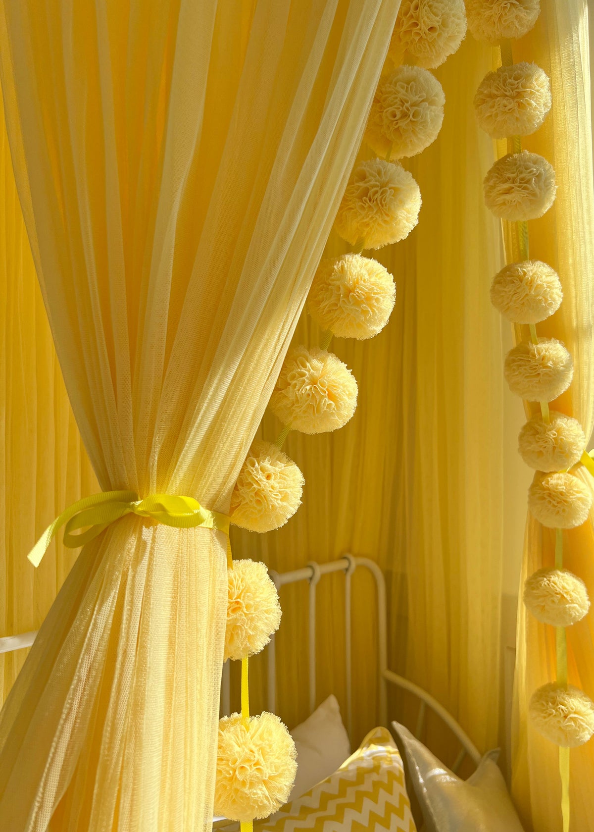 Tulle Canopy-Yellow