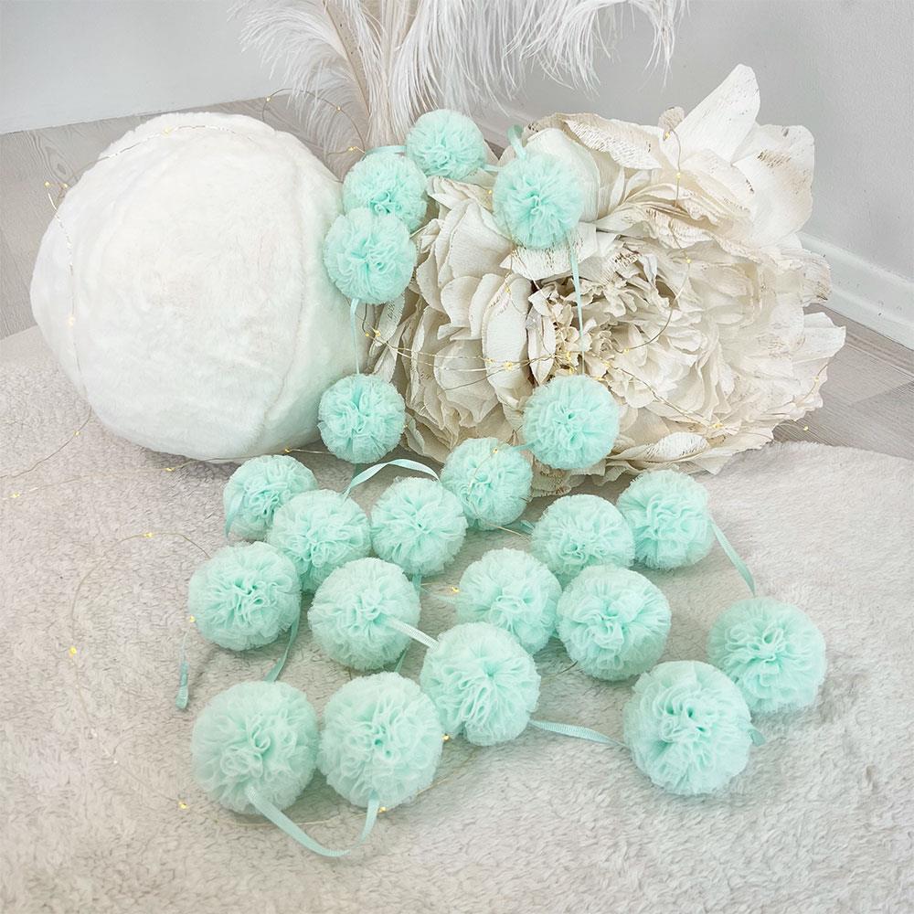 Mini Pompoms-Baby Green