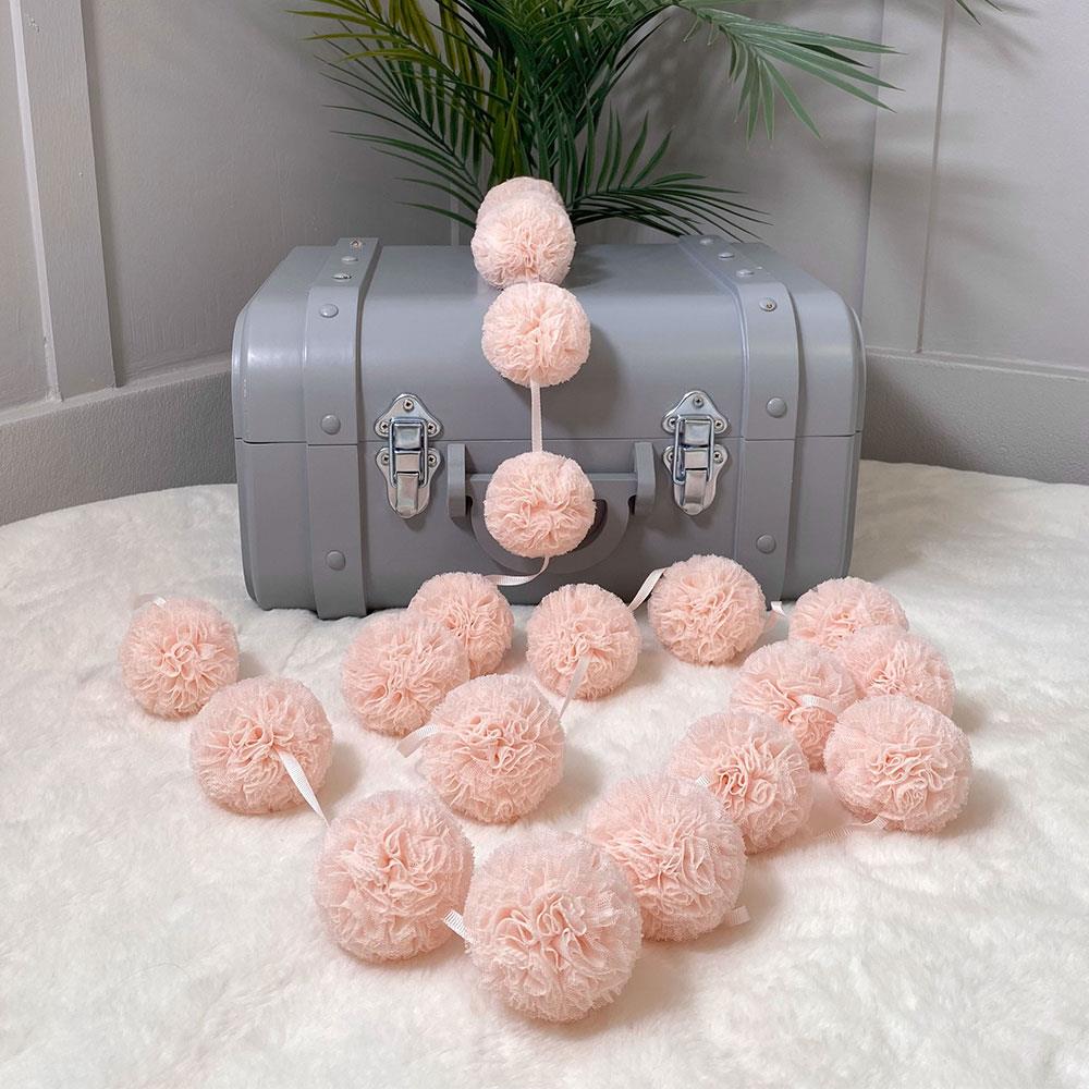 Mini Pompoms-Baby Pink