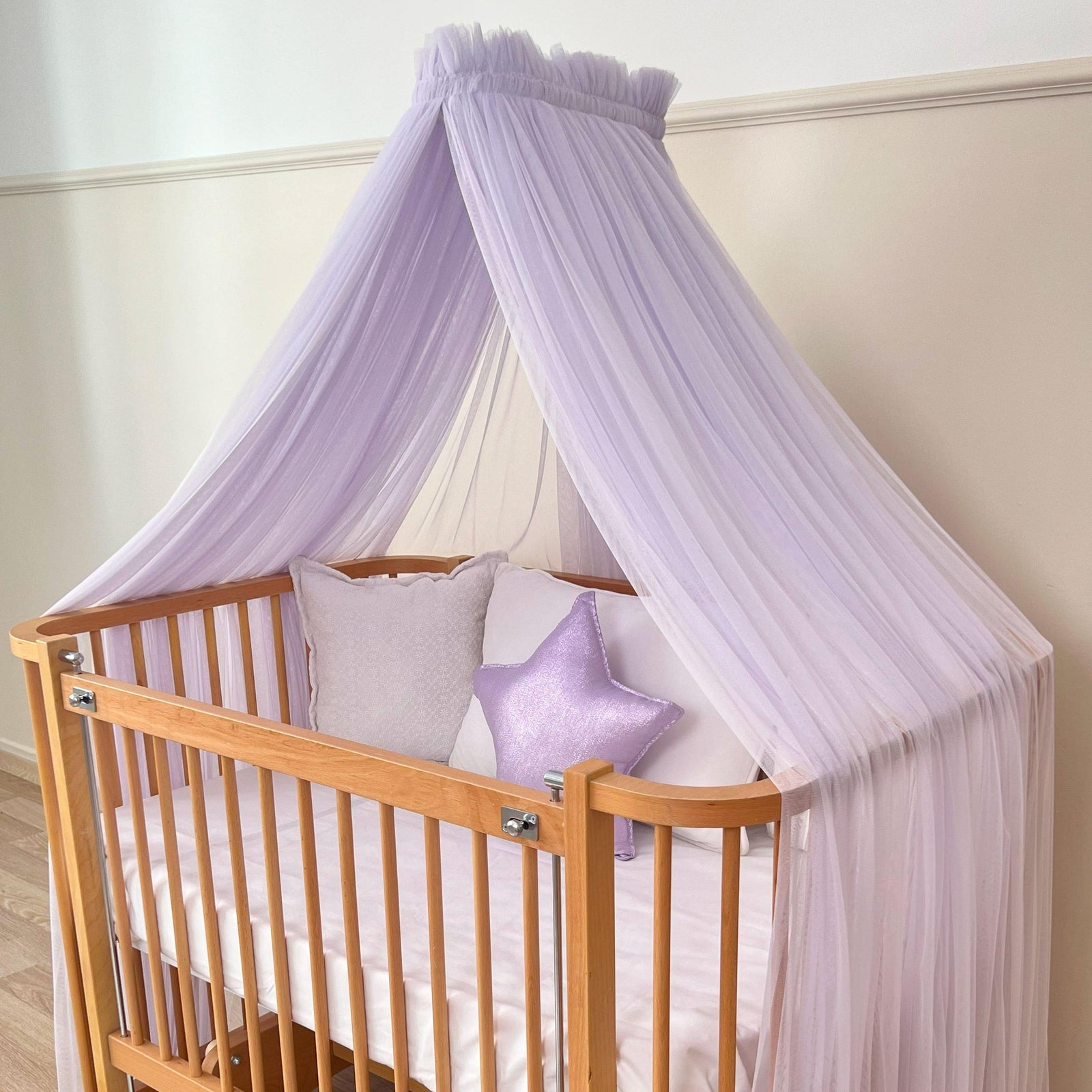 Crib Canopy-Baby Purple
