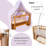 Crib Canopy-Baby Purple