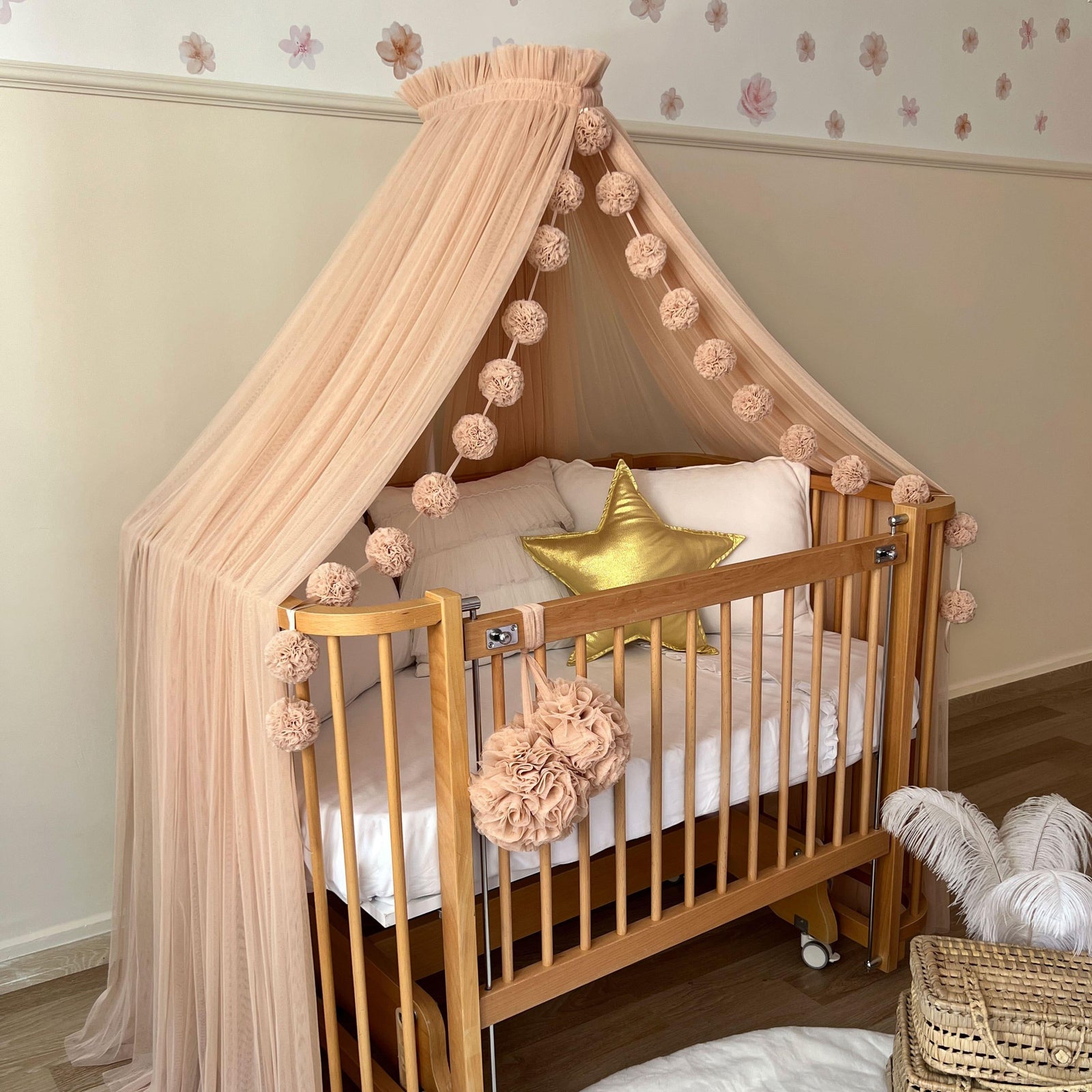 Crib Canopy-Champagne