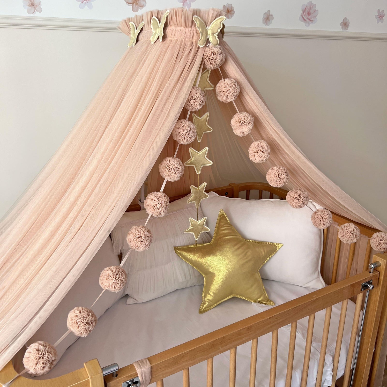 Crib Canopy-Champagne