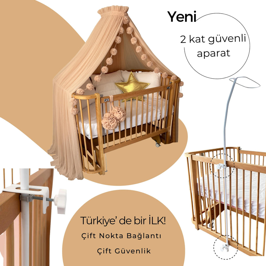 Crib Canopy-Champagne