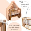 Crib Canopy-Salmon