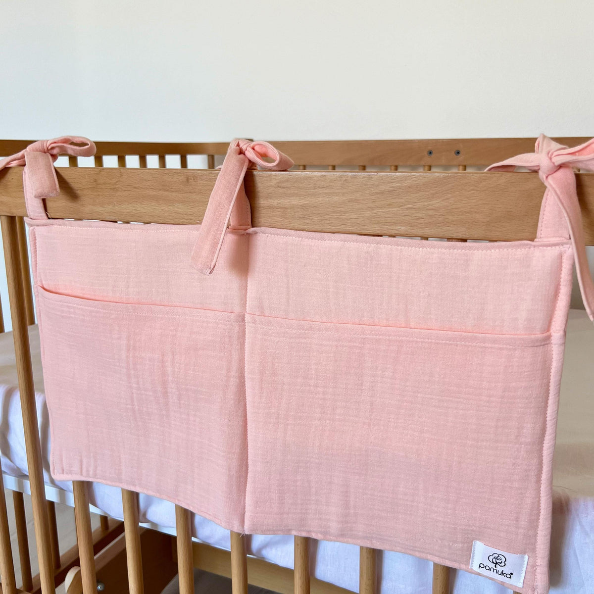 Crib Organizer-Baby Pink