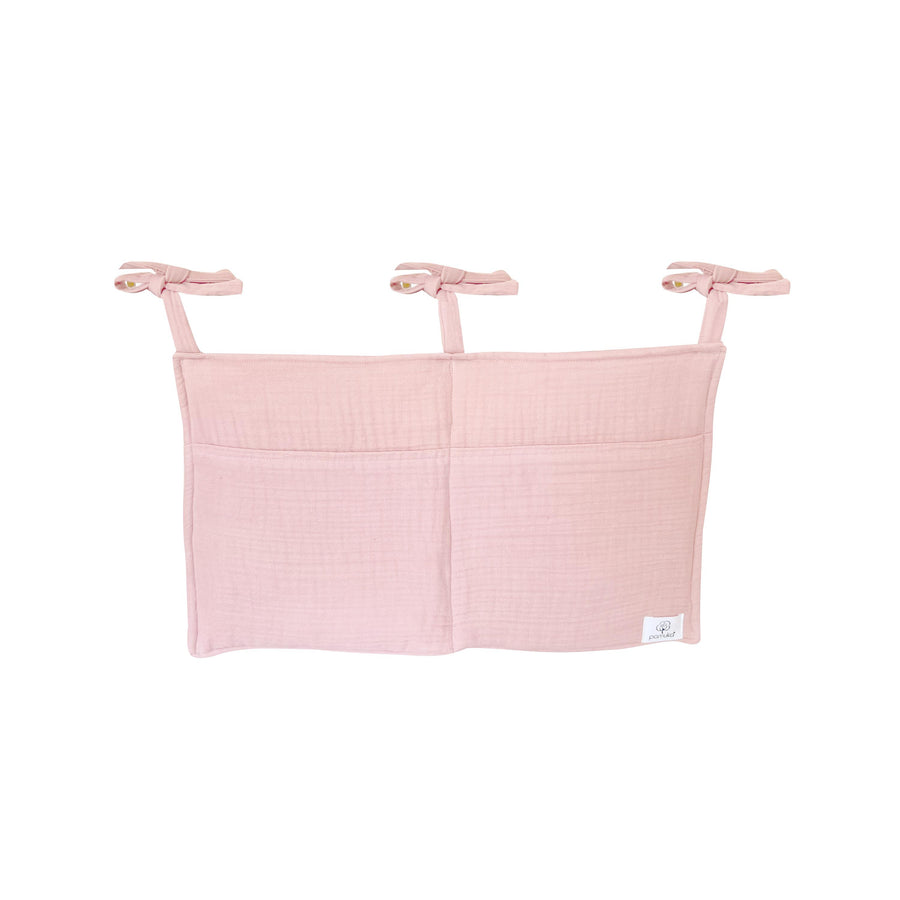 Crib Organizer-Baby Pink