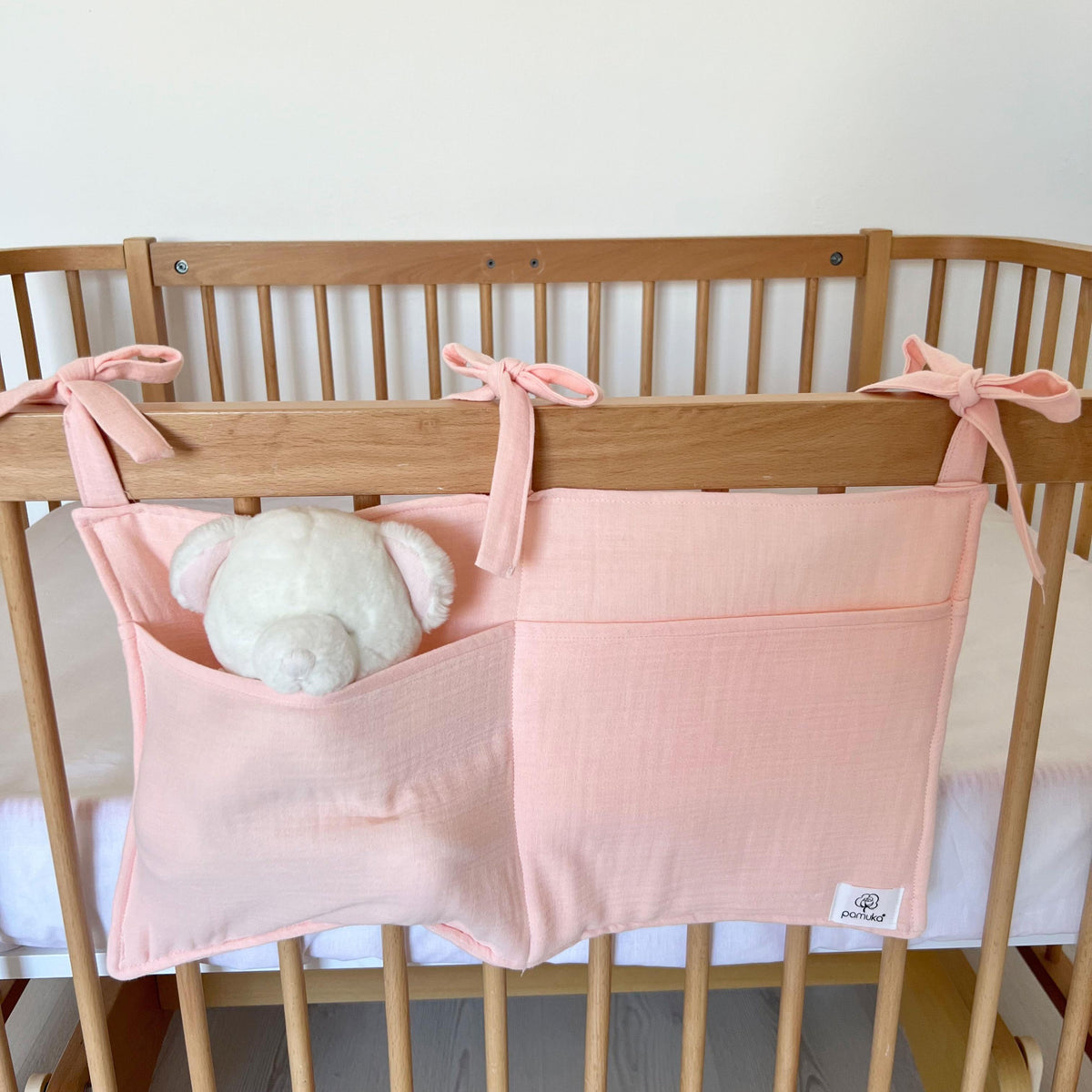Crib Organizer-Baby Pink