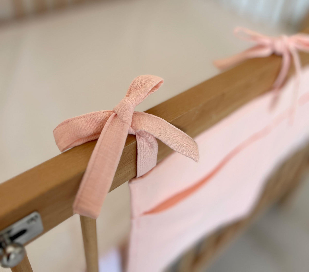 Crib Organizer-Baby Pink