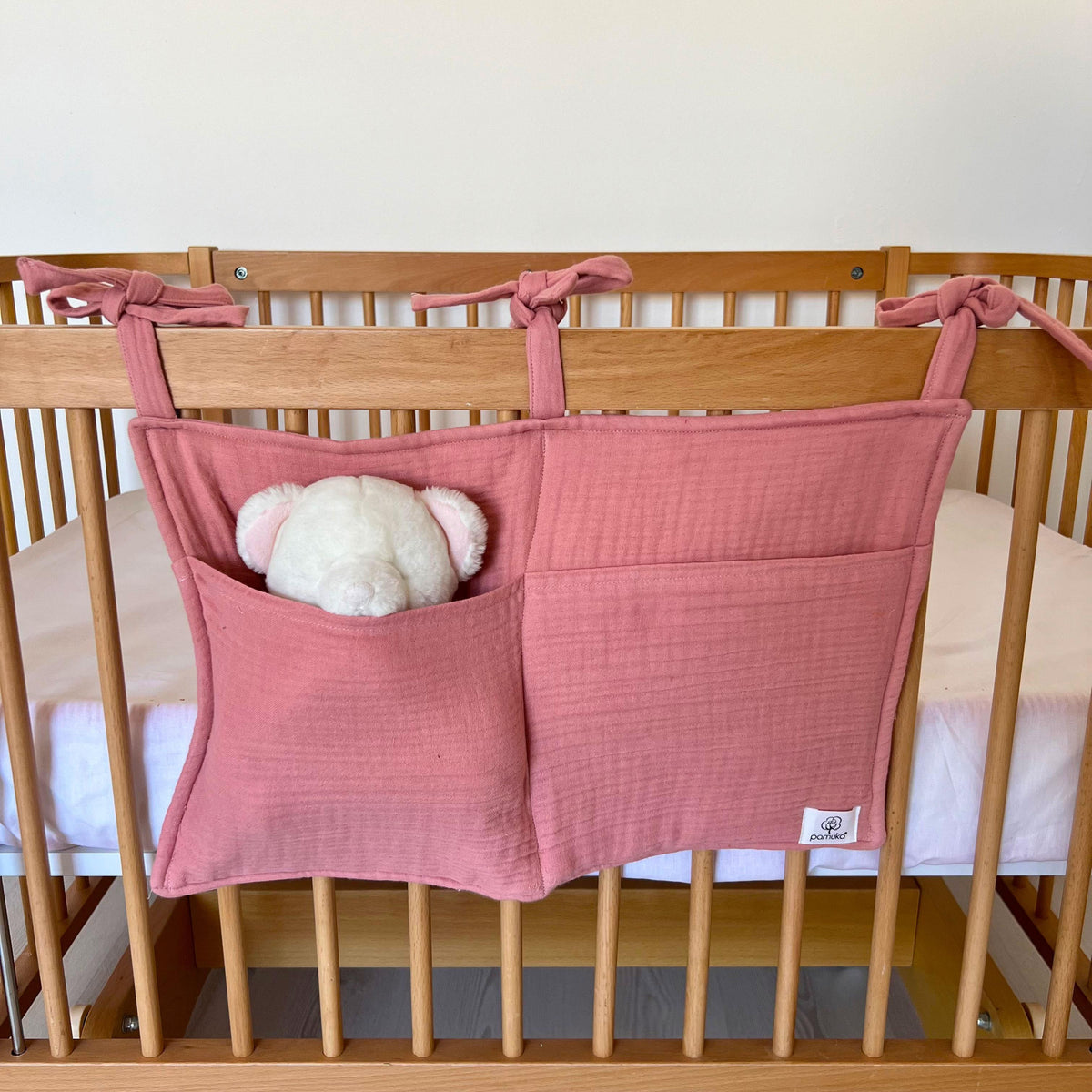 Crib Organizer-Blush
