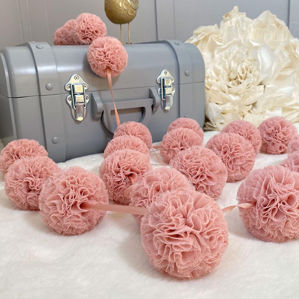 Mini Pompoms-Blush