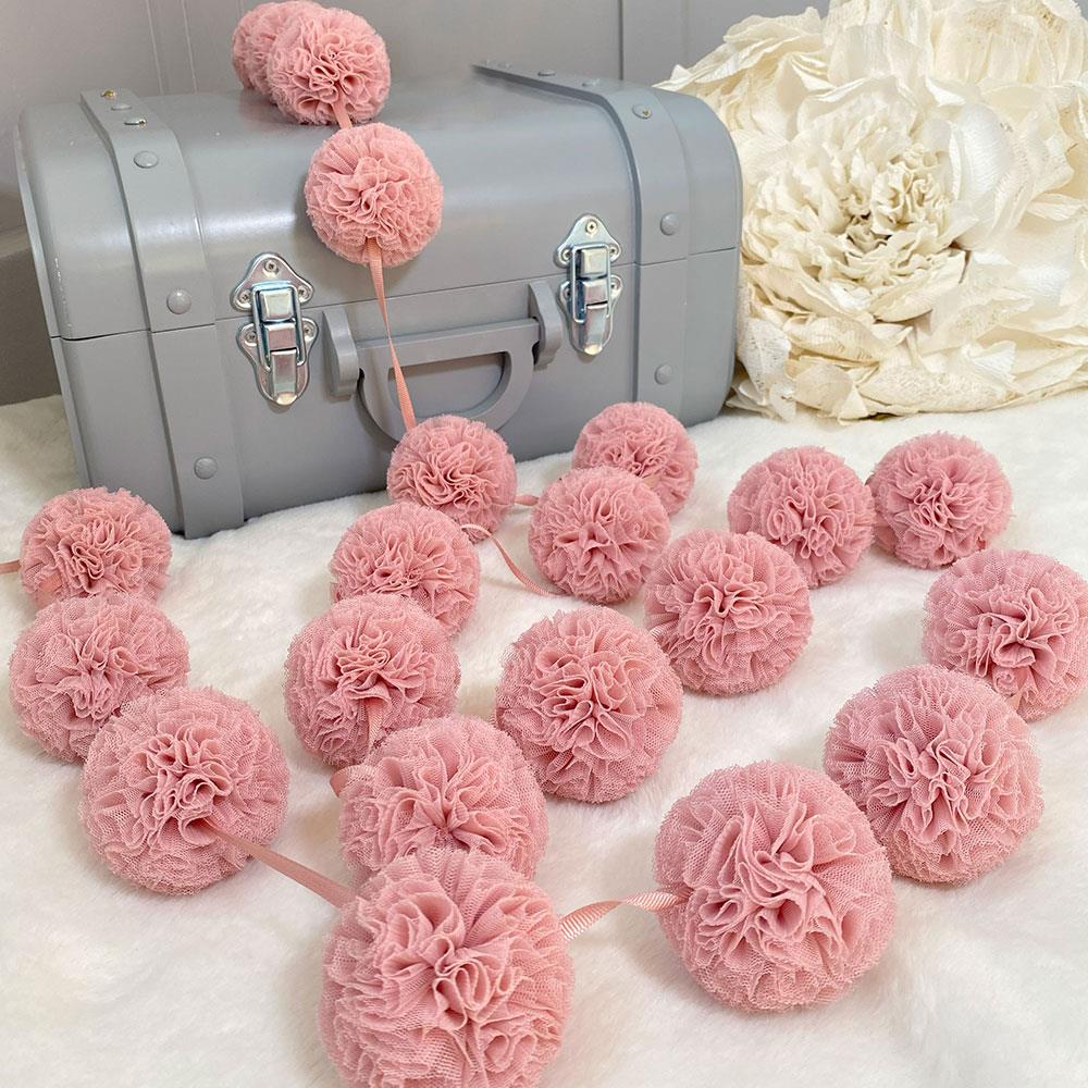 Mini Pompoms-Blush