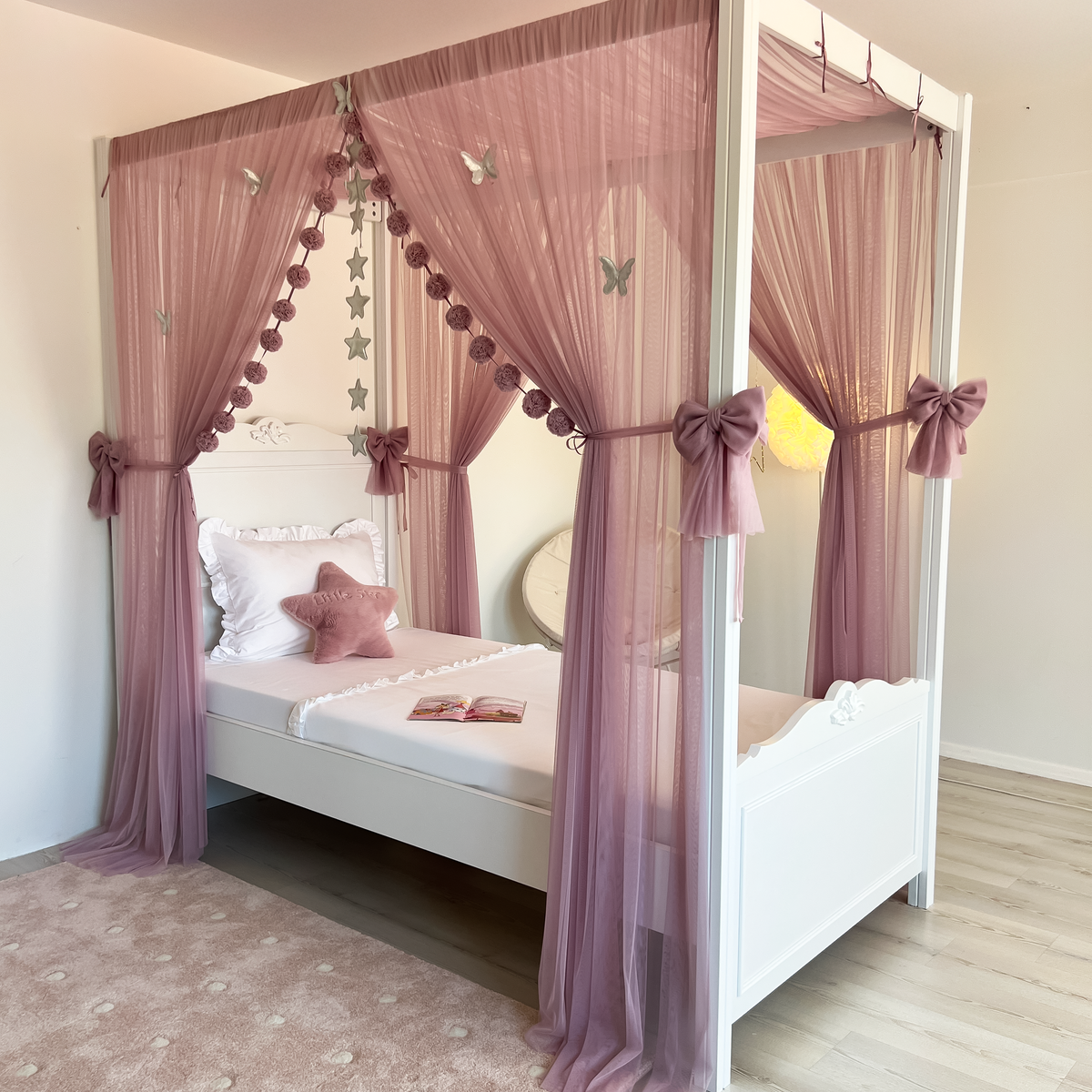 Poster Bed Basic-Dusty Lilac