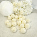 Mini Pompoms-Cream