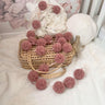 Mini Pompoms-Dusty Rose