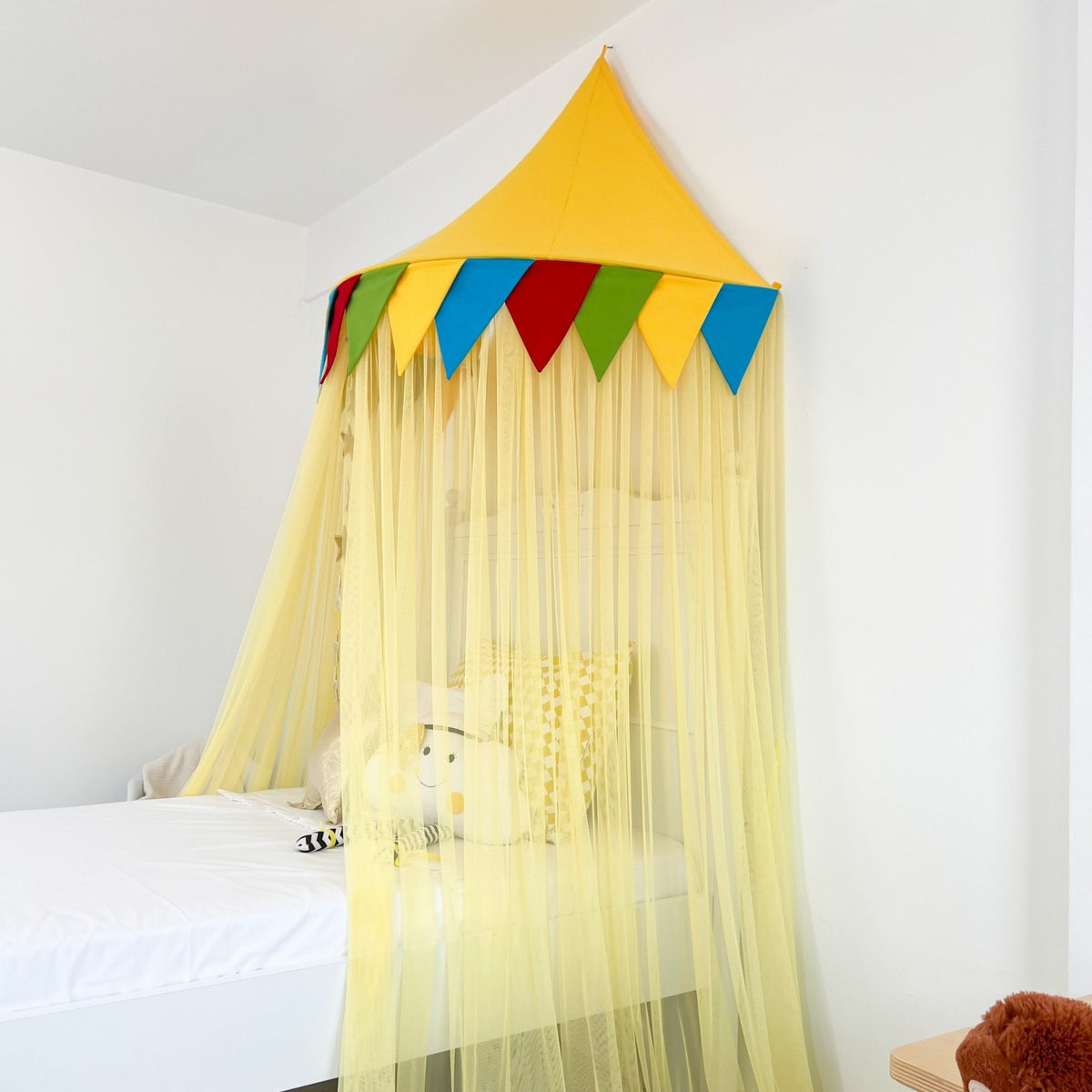 Half Moon Canopy Bunting-Colorful Yellow