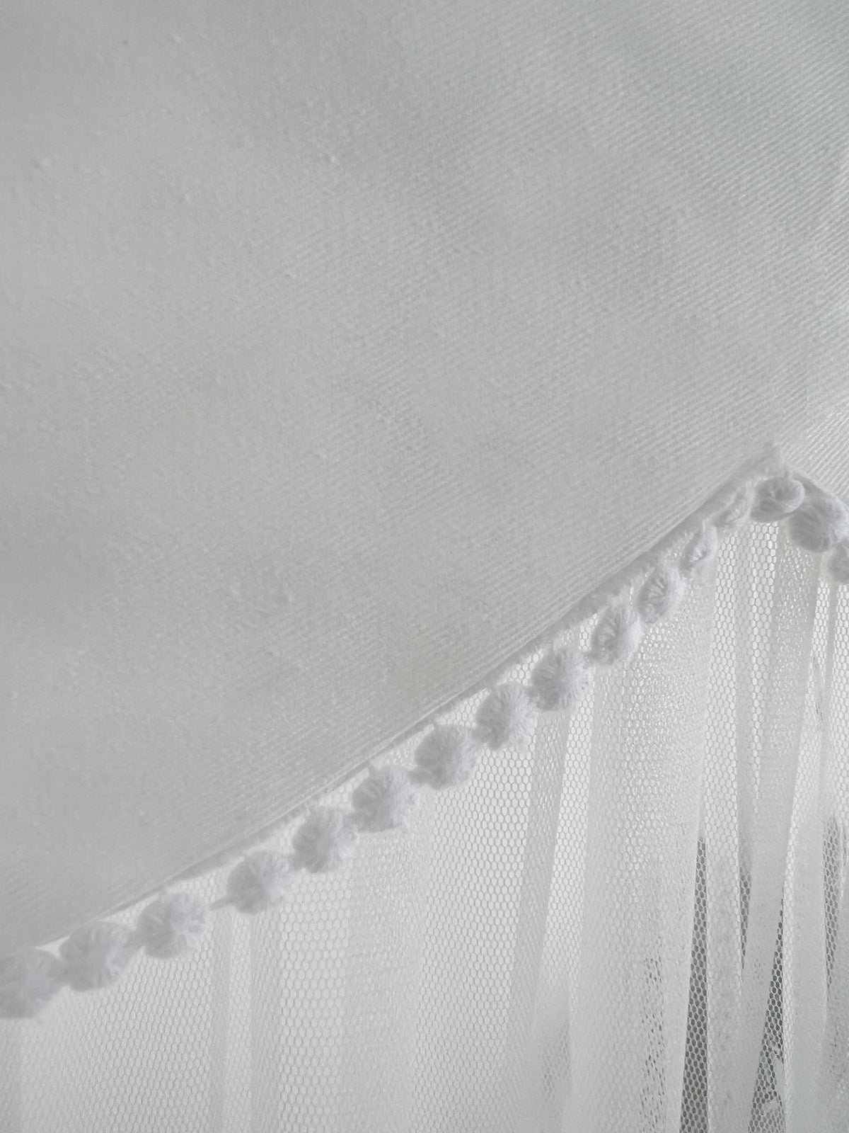 Half Moon Canopy-White