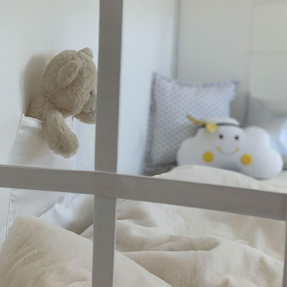 Playhouse-Twin Size White With Curtains