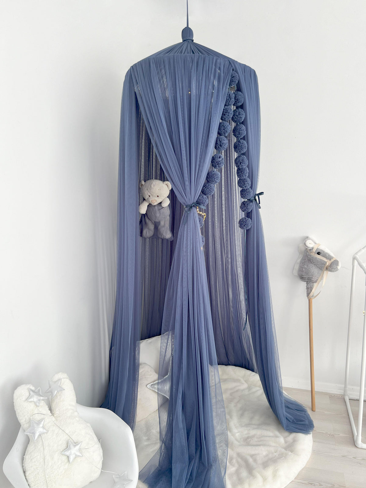 Tulle Canopy-Glaucous Blue