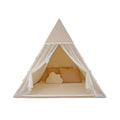 Camping Tent-Natural with Tulle Curtains