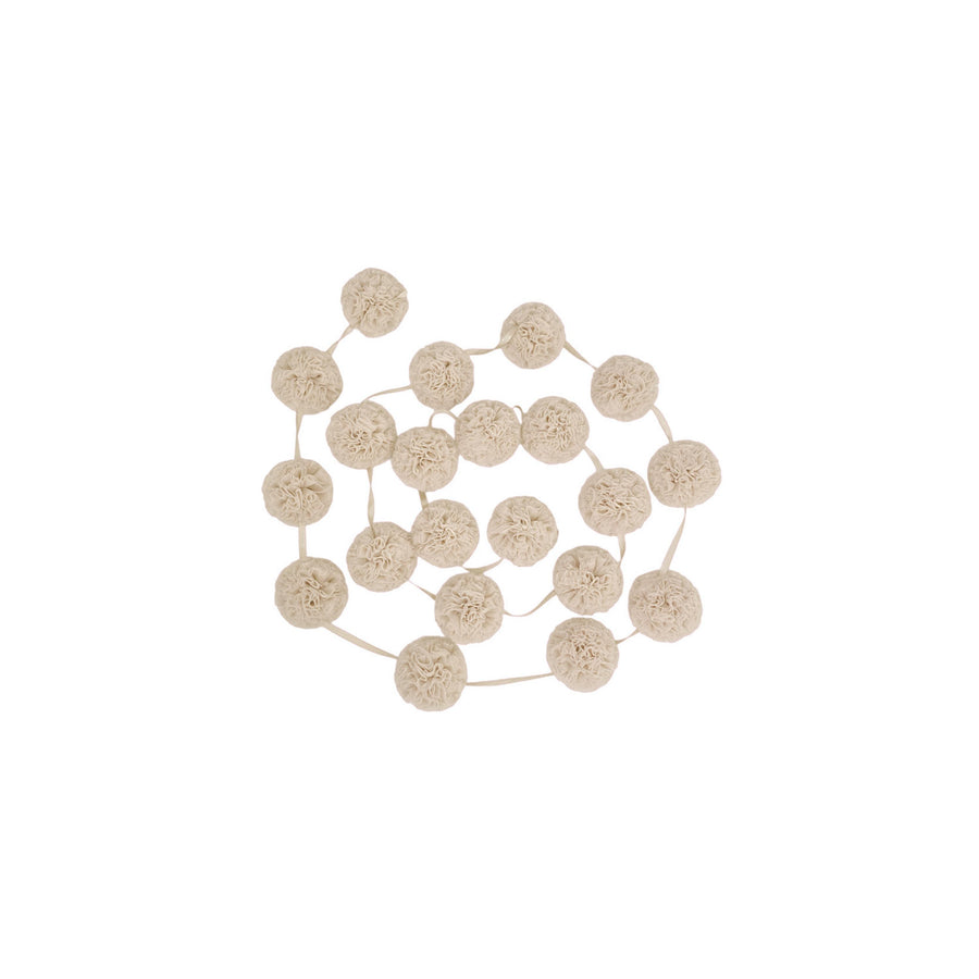 Mini Pompoms-Beige