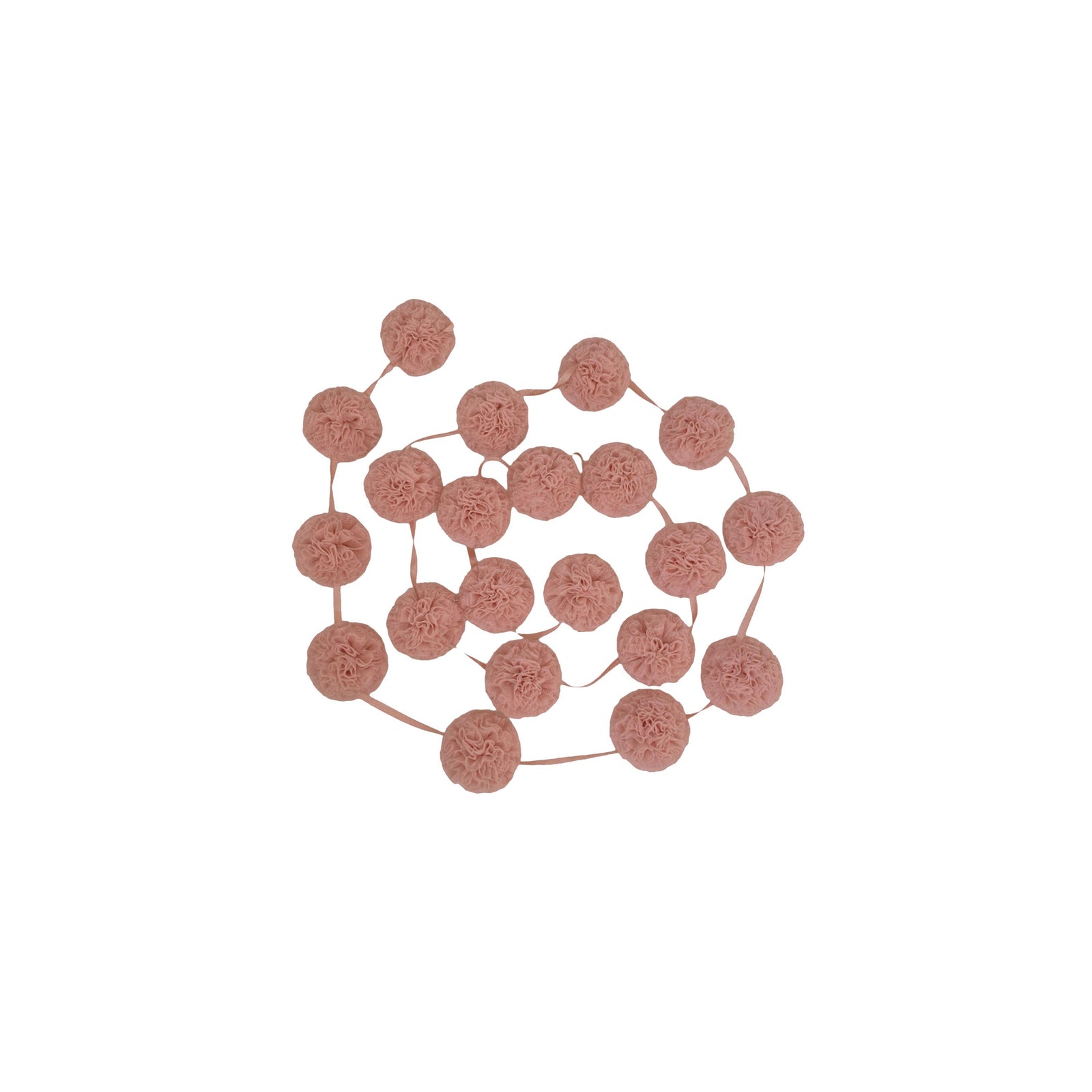 Mini Pompoms-Pinkish Brown