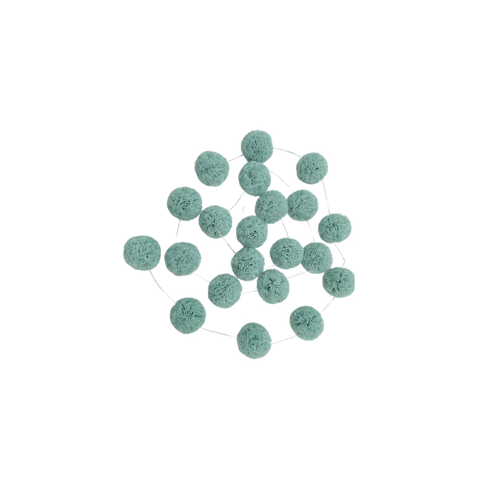 Mini Pompoms-Sage Green