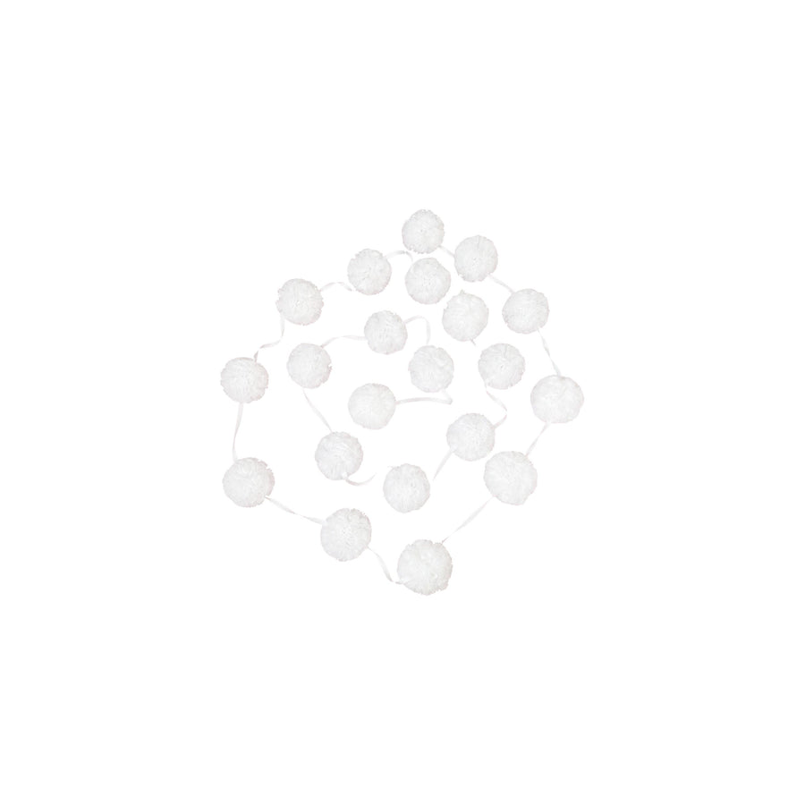 Mini Pompoms-White