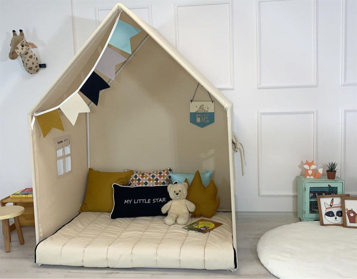 Playhouse-Montessori Natural Without Curtains