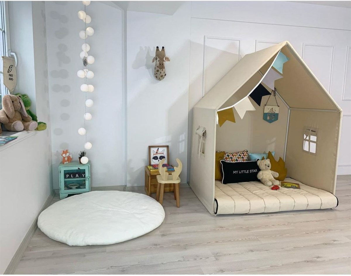 Playhouse-Montessori Natural Without Curtains